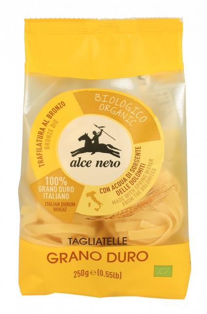 Makaron tagliatelle (gniazda) pełnoziarniste z pszenicy durum BIO