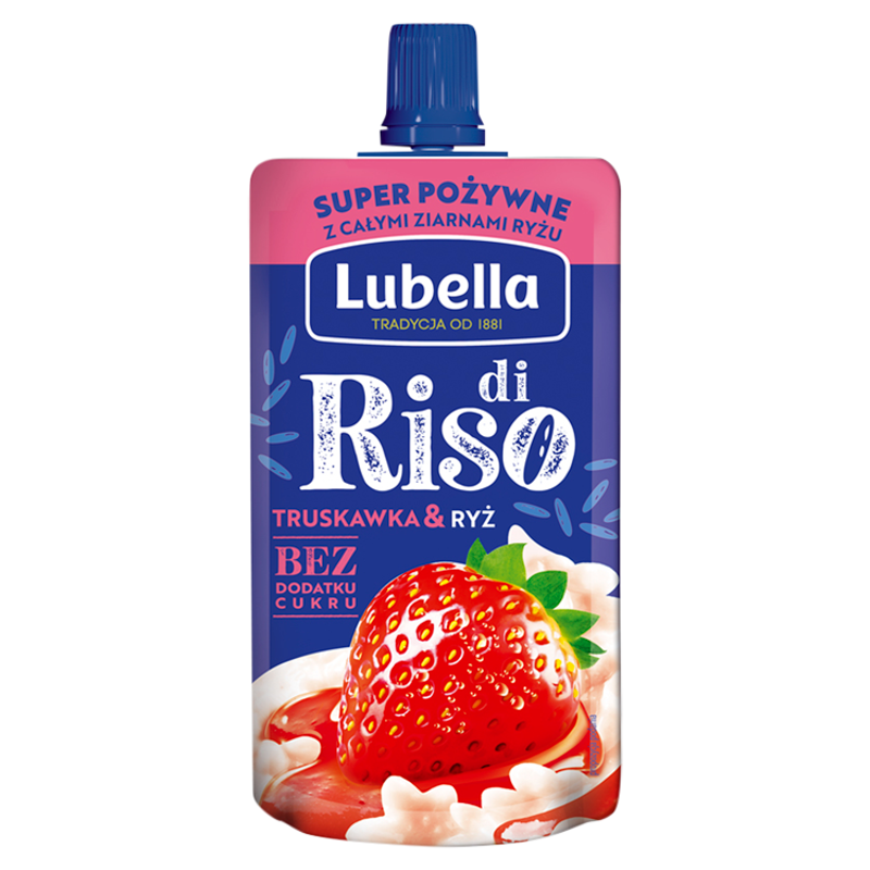 Di Riso przekąska truskawka + ryż
