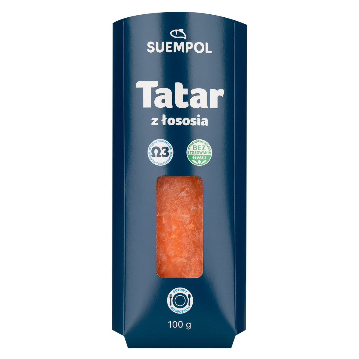 Tatar z wędzonego łososia