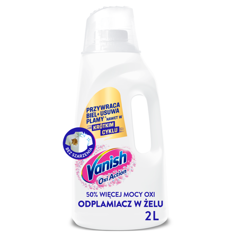Odplamiacz w płynie do tkanin białych 2000ml