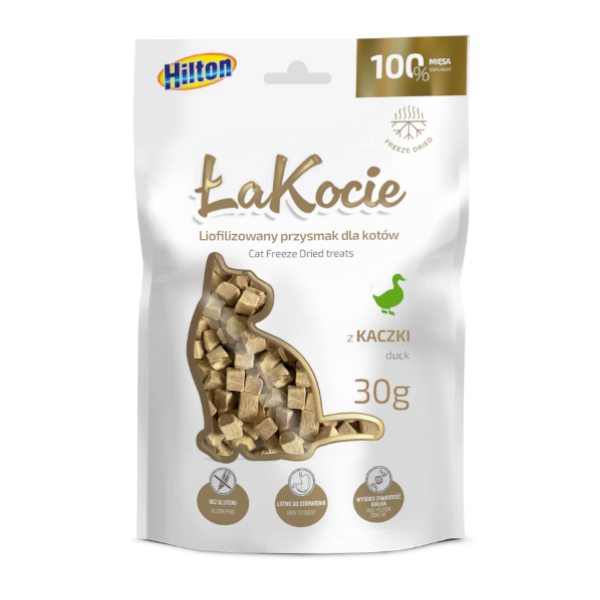 Liofilizowany przysmak z kaczki dla kota