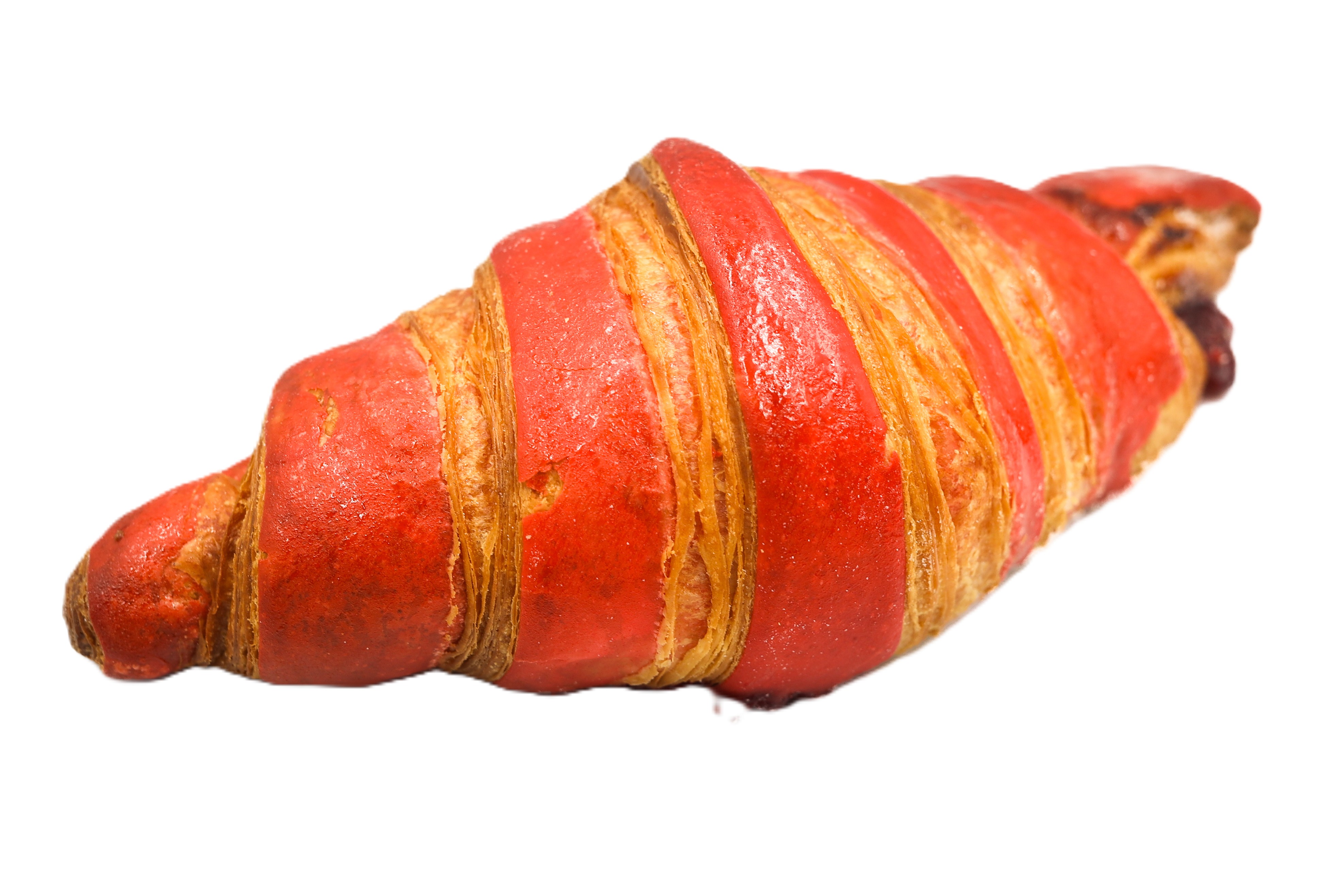 Croissant z maliną