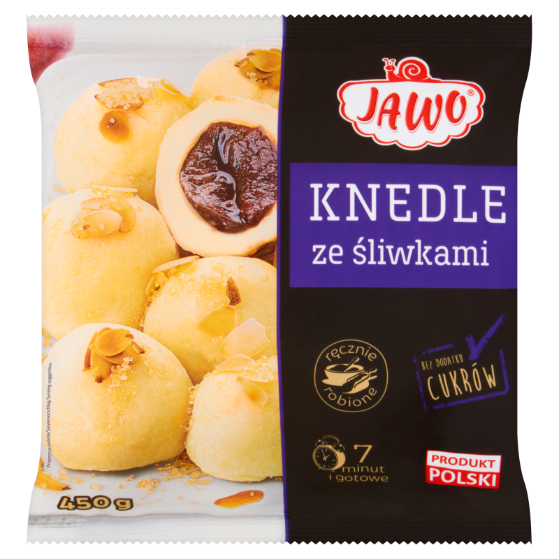 Knedle domowe ze śliwkami mrożone