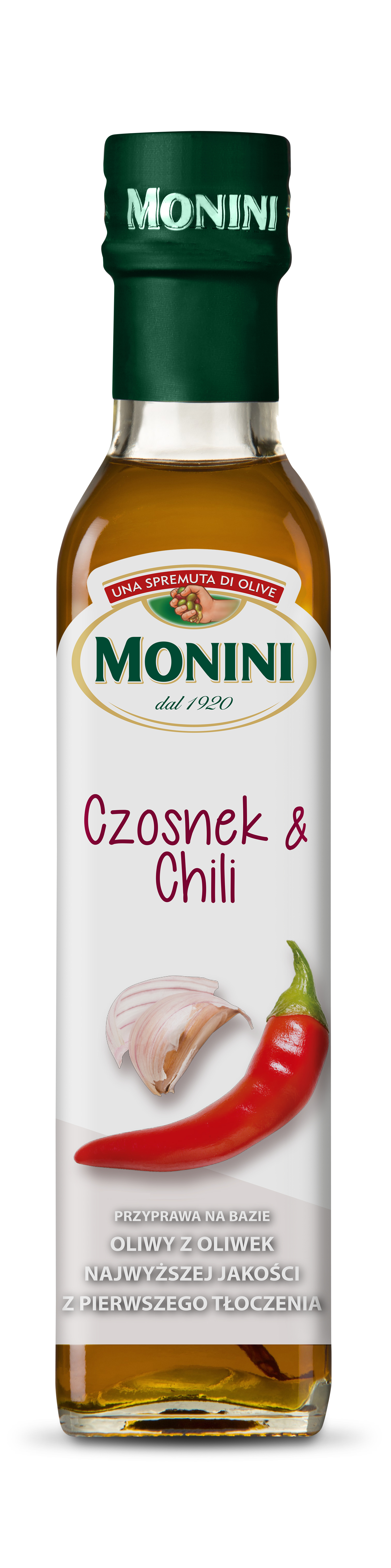 Oliwa z oliwek extra vergine z czosnkiem i chili