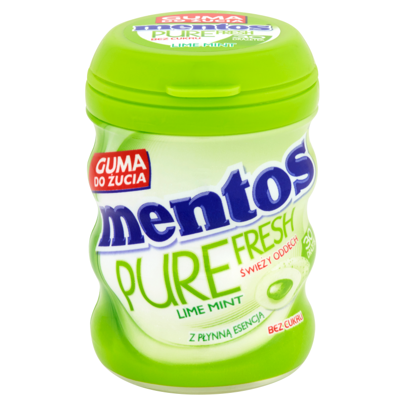 Guma do żucia bez cukru o smaku limonkowym