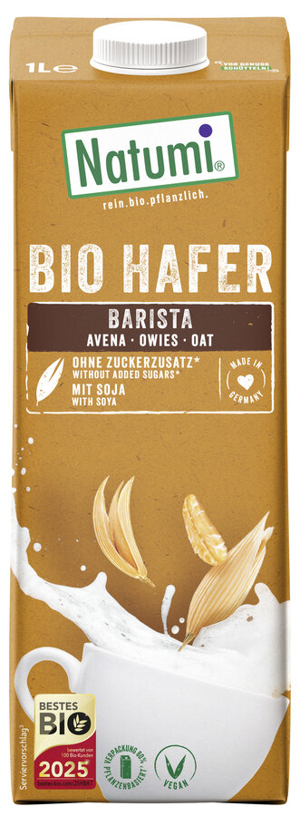 Napój owsiany z soją Barista BIO