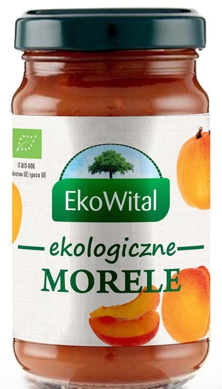 Dżem mus morelowy bez dodatku cukru BIO