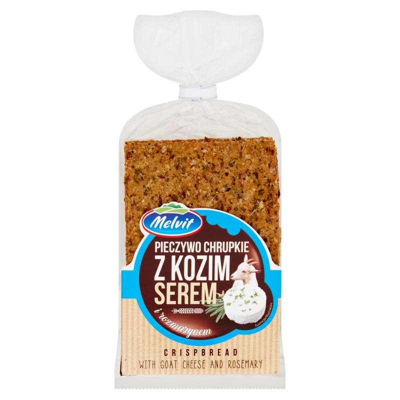 Pieczywo chrupkie Crispy żytnie z kozim serem i rozmarynem