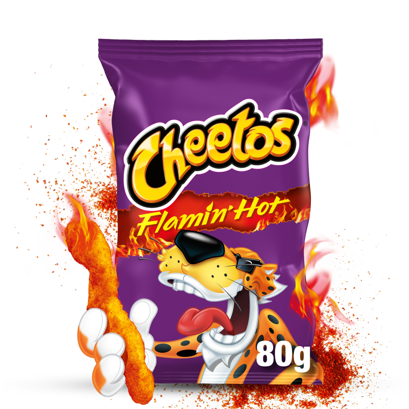 Chipsy kukurydziane o smaku bardzo pikantnym