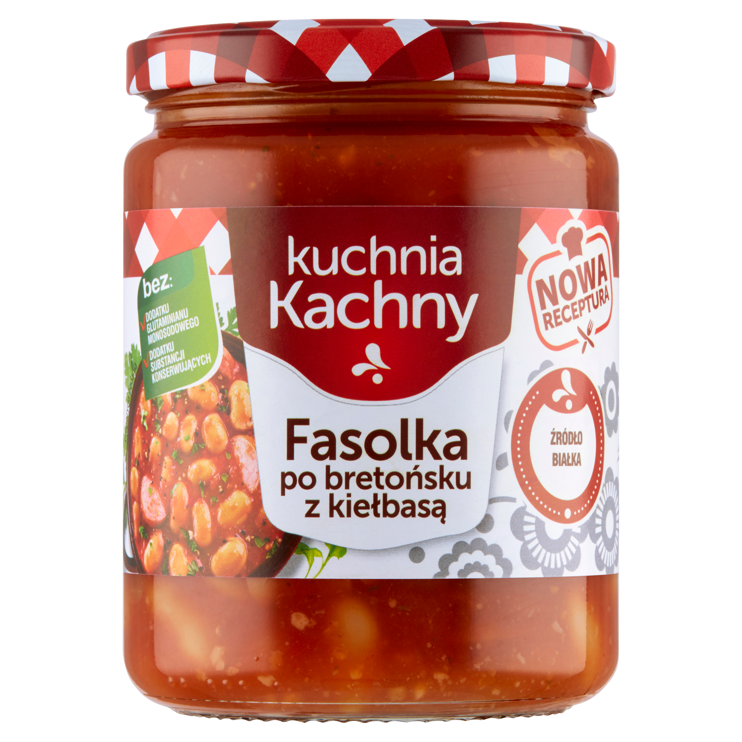 Fasolka po bretońsku z kiełbasą