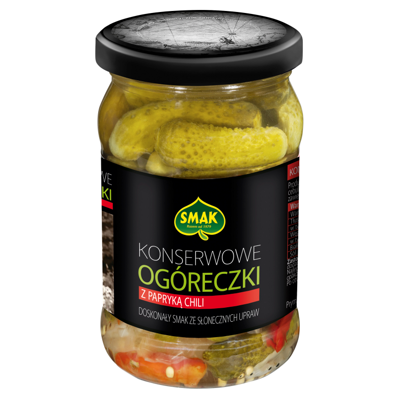 Ogóreczki konserwowe z chilli