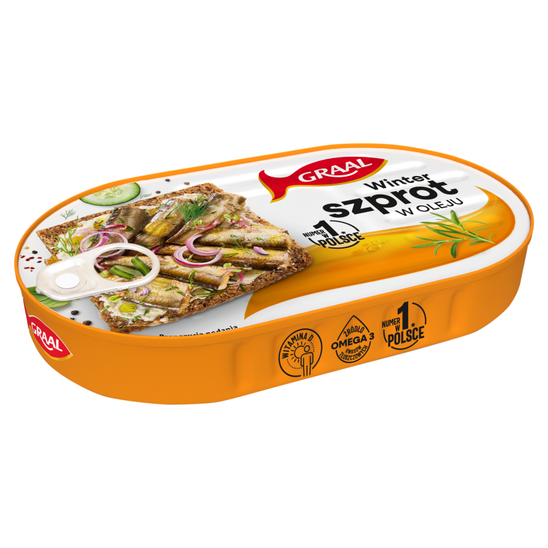 Szprot winter podwędzany w oleju