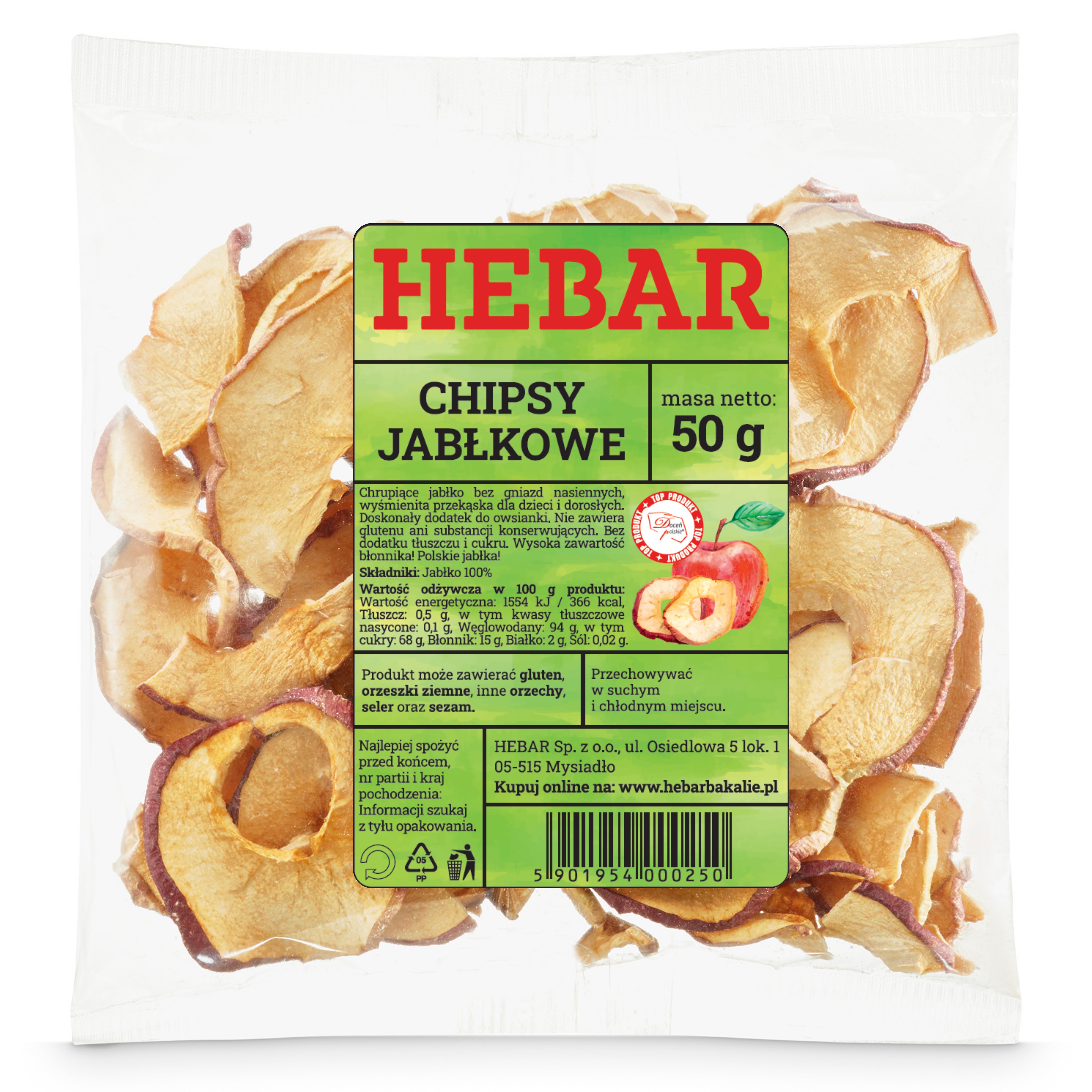Chipsy jabłkowe
