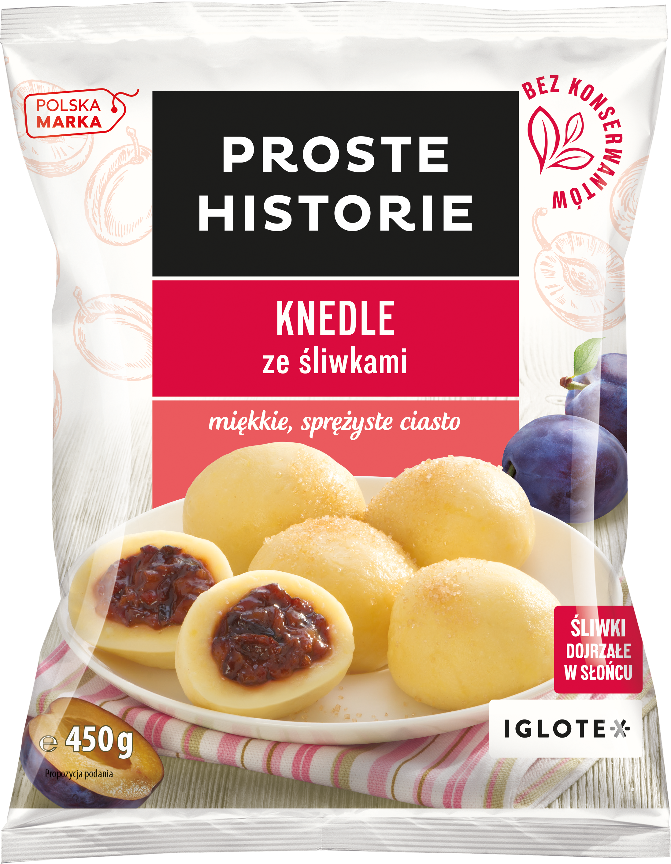 Knedle ze śliwką