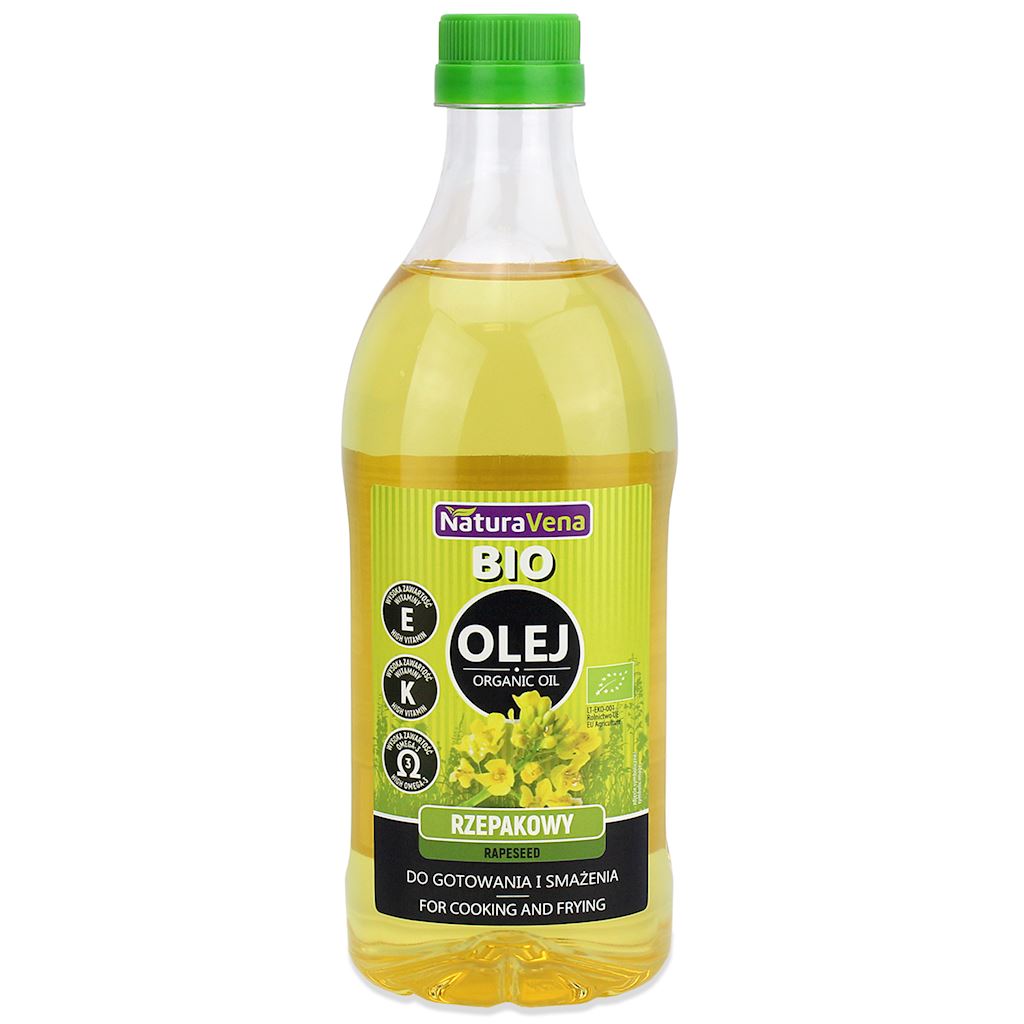 Olej rzepakowy do gotowania i smażenia BIO