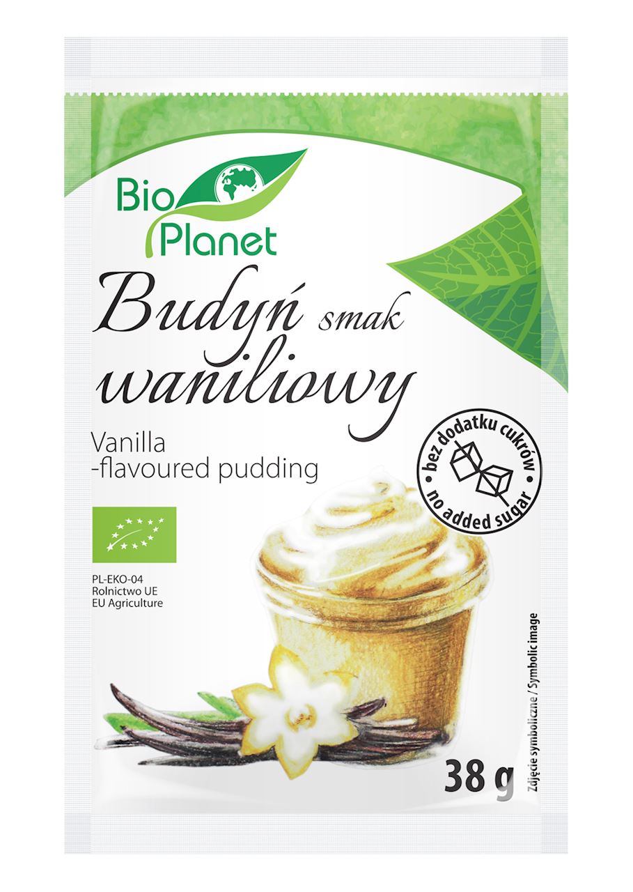 Budyń o smaku waniliowym (bez cukru) BIO
