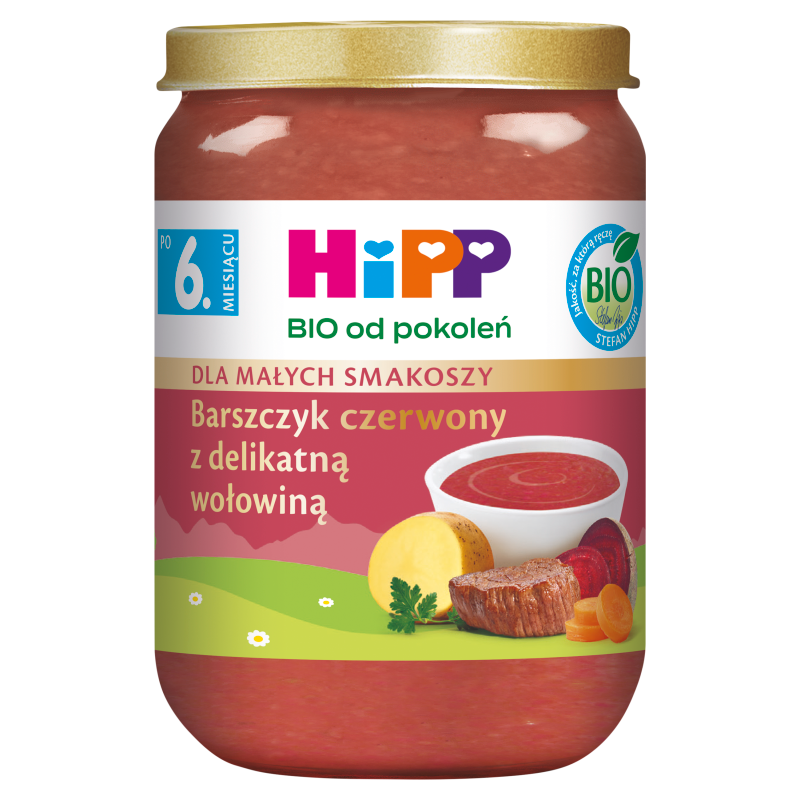 Barszczyk czerwony z delikatną wołowiną po 6 miesiącu