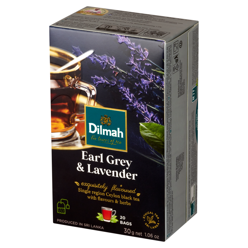 Herbata czarna aromatyzowana Earl Grey i Lawenda 20 torebek