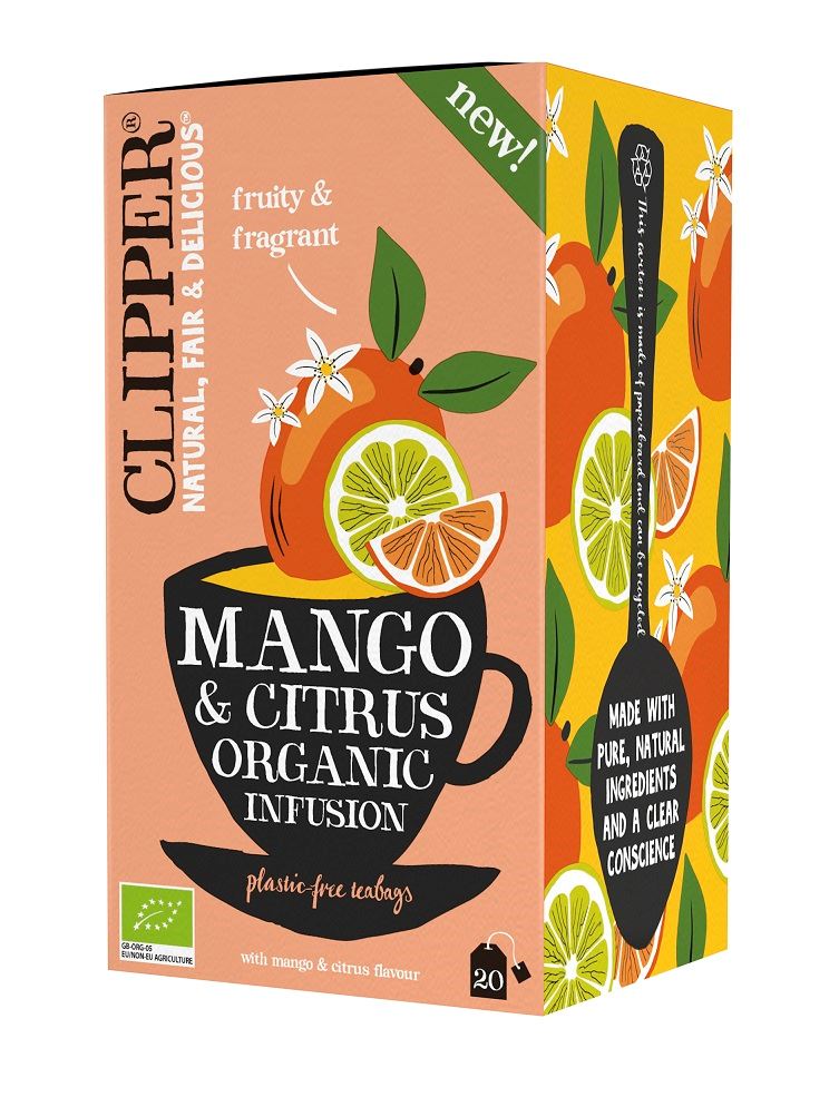 Herbata o smaku mango i owoców cytrusowych BIO