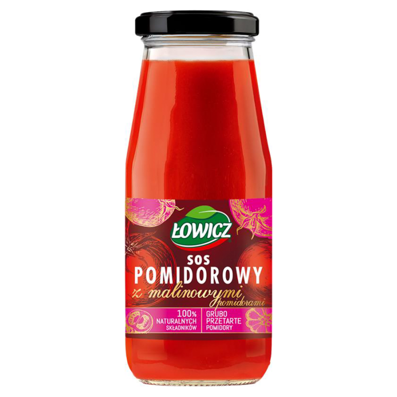 Sos pomidorowy z pomidorami malinowymi