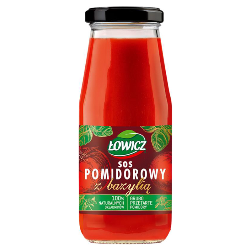Sos pomidorowy z bazylią