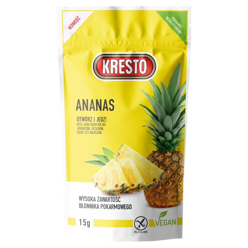 Ananas liofilizowany (bezglutenowy)