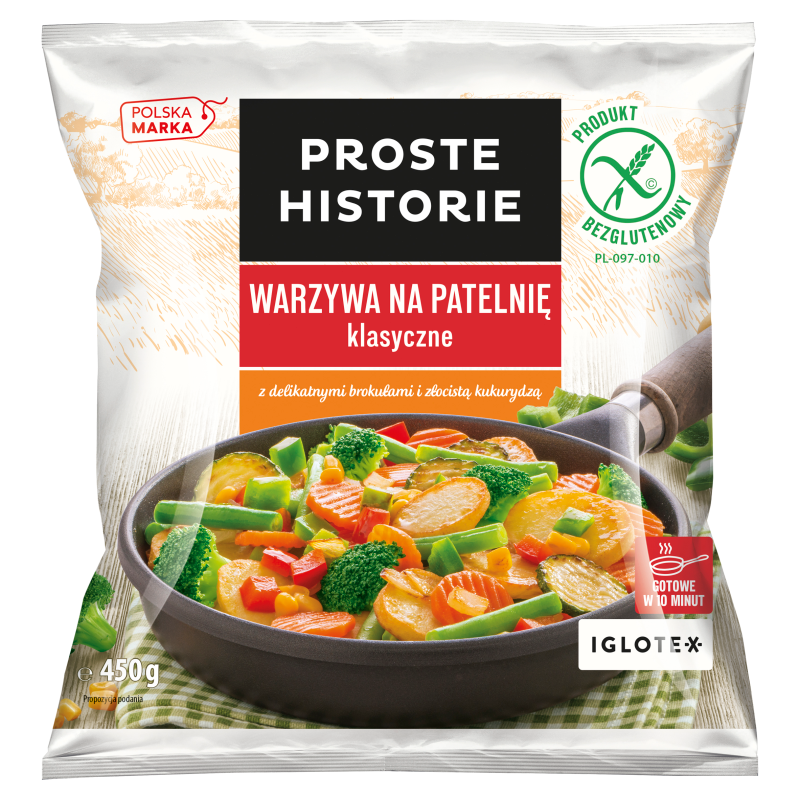 Warzywa na patelnię klasyczne bezglutenowe