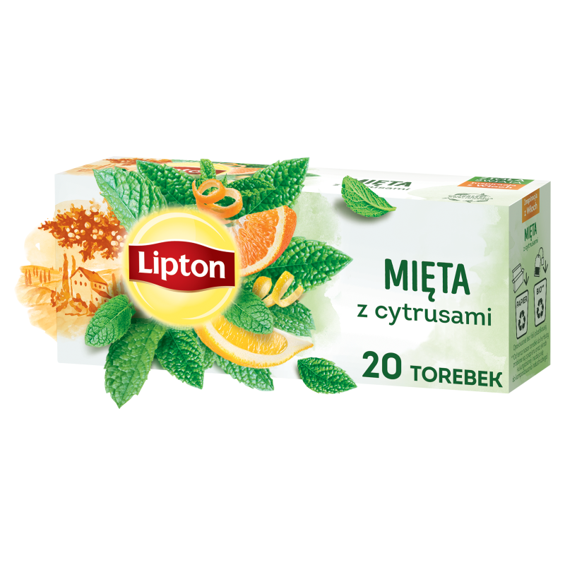 Herbatka ziołowa Mięta z Cytrusami 20 torebek