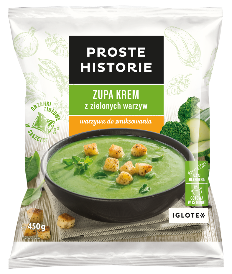 Zupa krem z zielonych warzyw