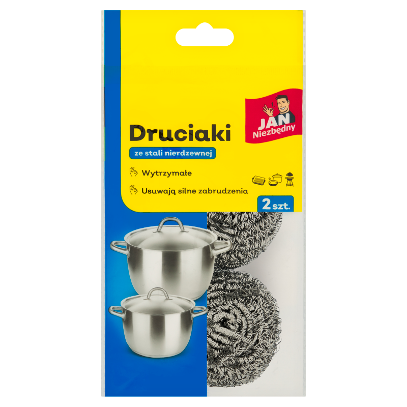 Druciak ze stali nierdzewnej 2 szt.