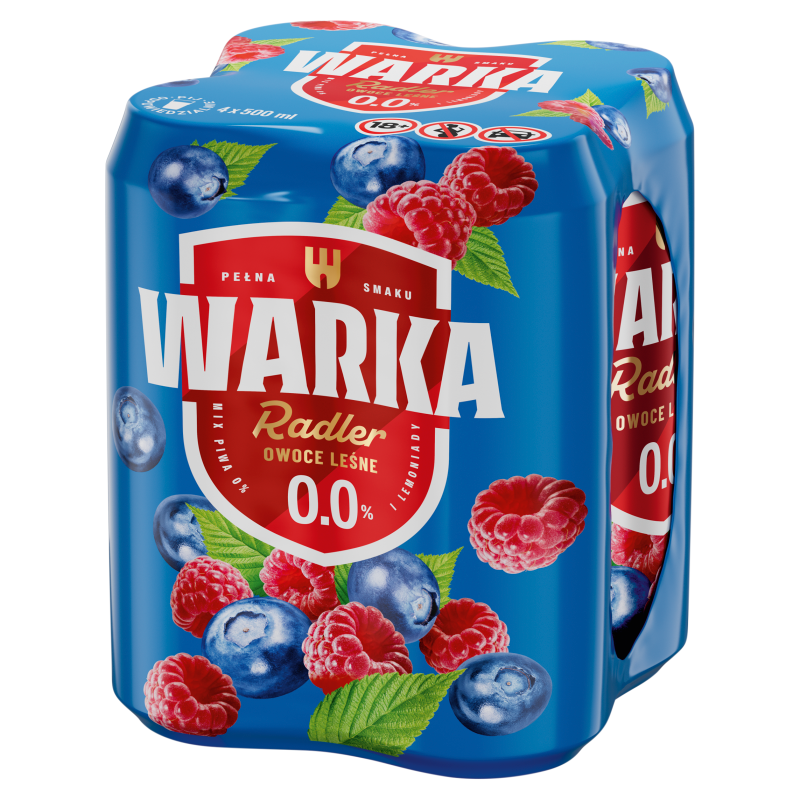 OWOCE LEŚNE Piwo bezalkoholowe 4x500ml (puszka zwrotna)