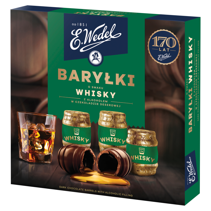 Bombonierka Baryłki o smaku whisky