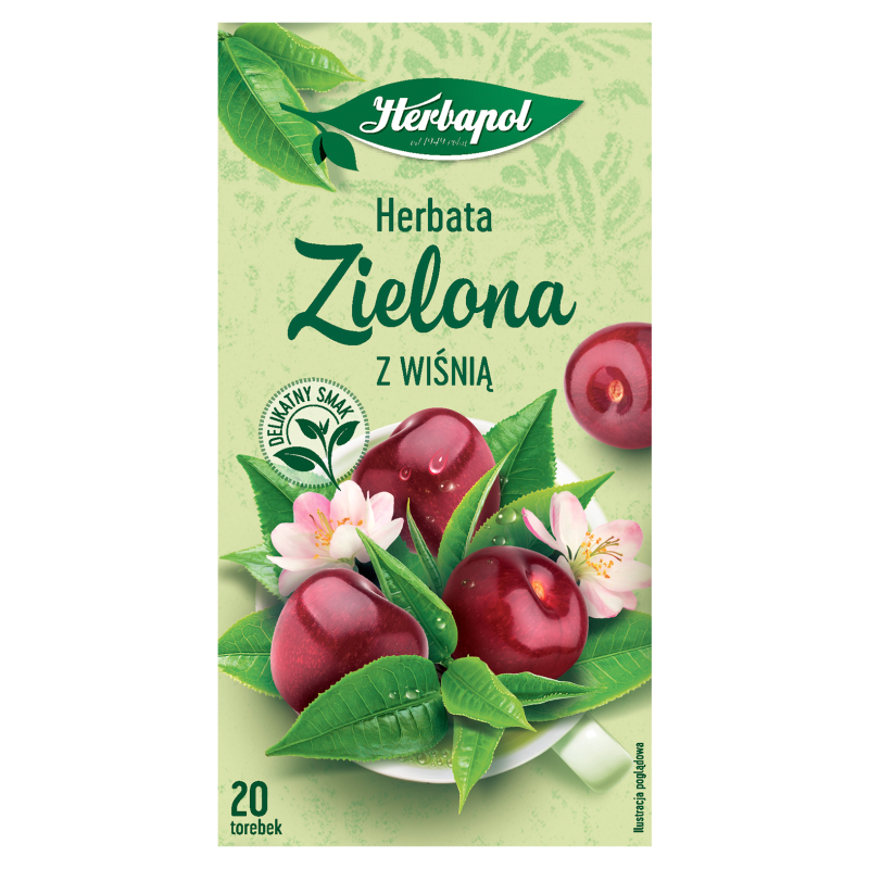 Herbata zielona Kwitnąca Wiśnia 20 torebek ex.