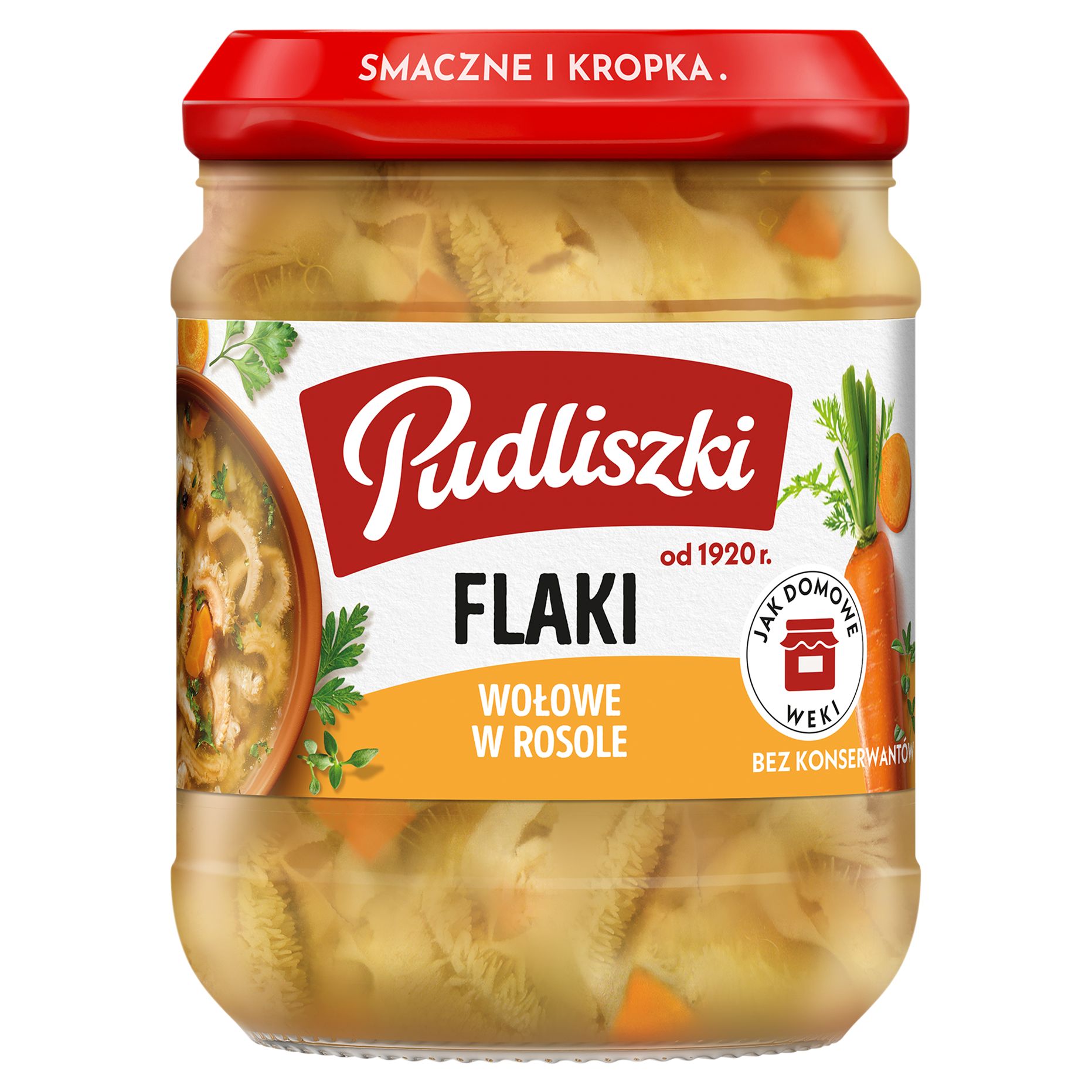 Flaki wołowe w rosole