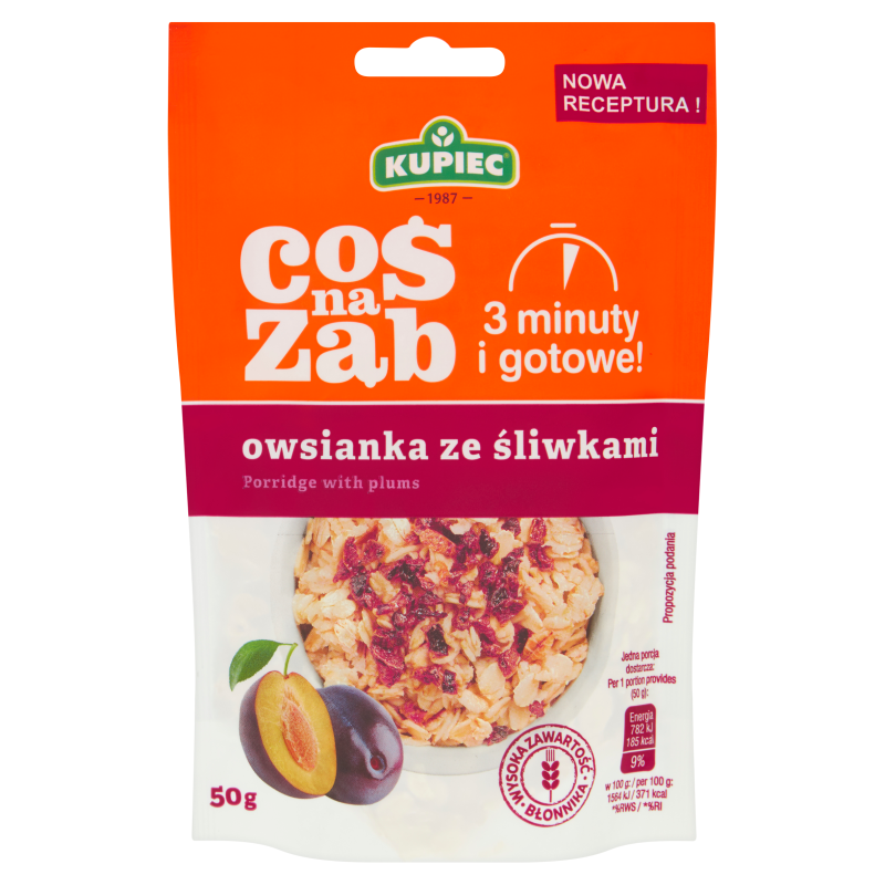 Owsianka ze śliwkami (instant)