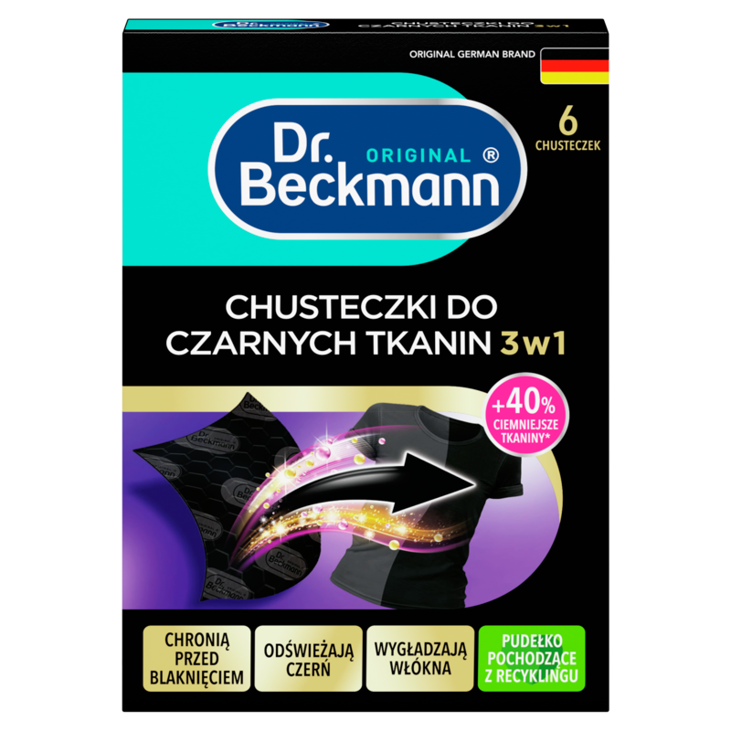 Chusteczki przywracające czerń 6 szt.