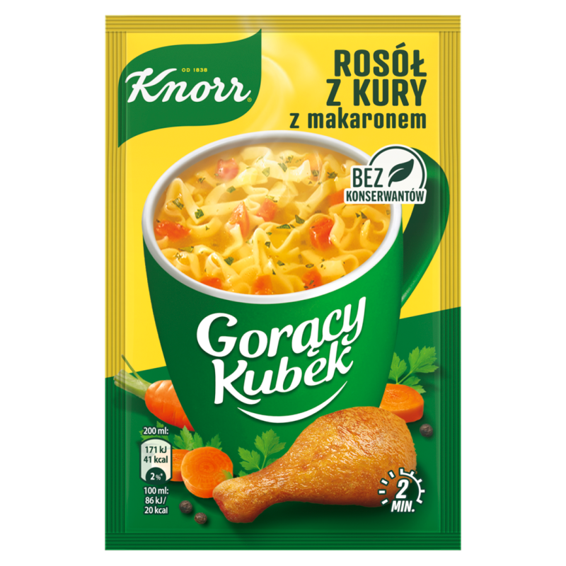 Rosół z kury z makaronem
