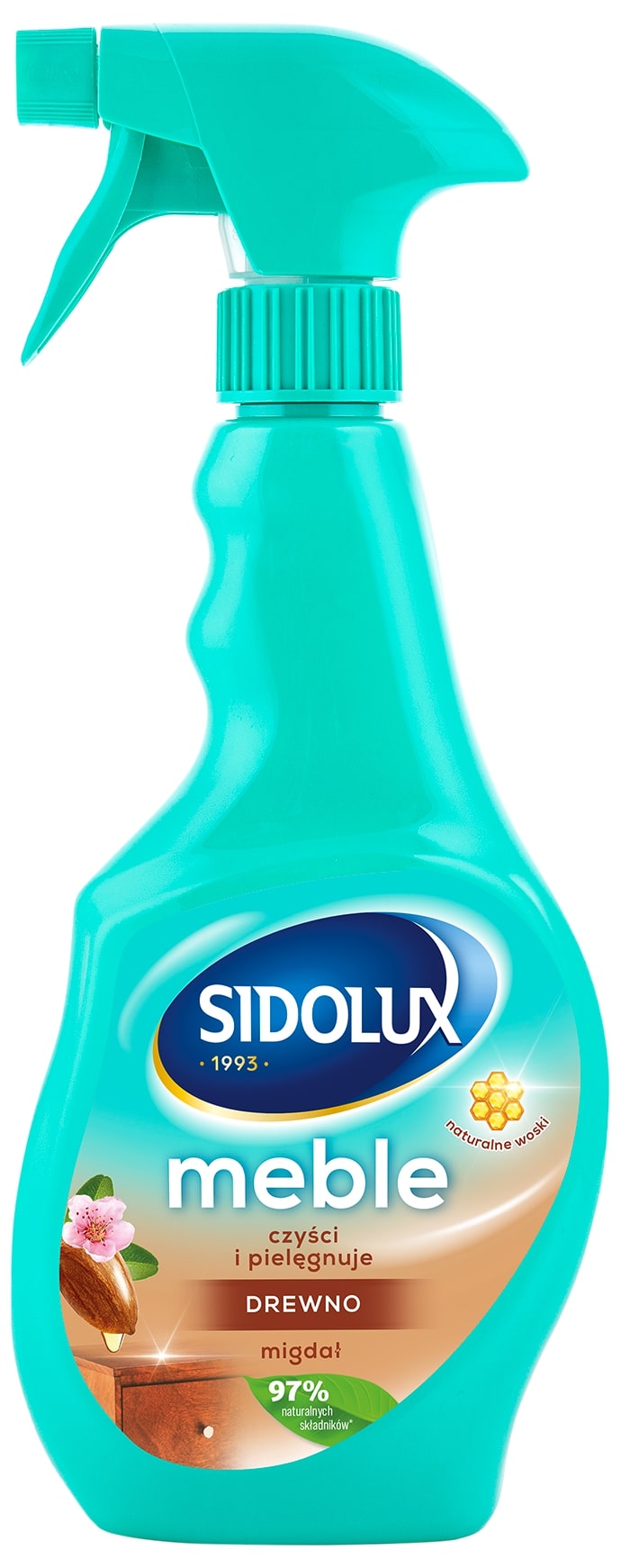 Płyn do czyszczenia Mebli Drewnianych w sprayu Migdał 400ml
