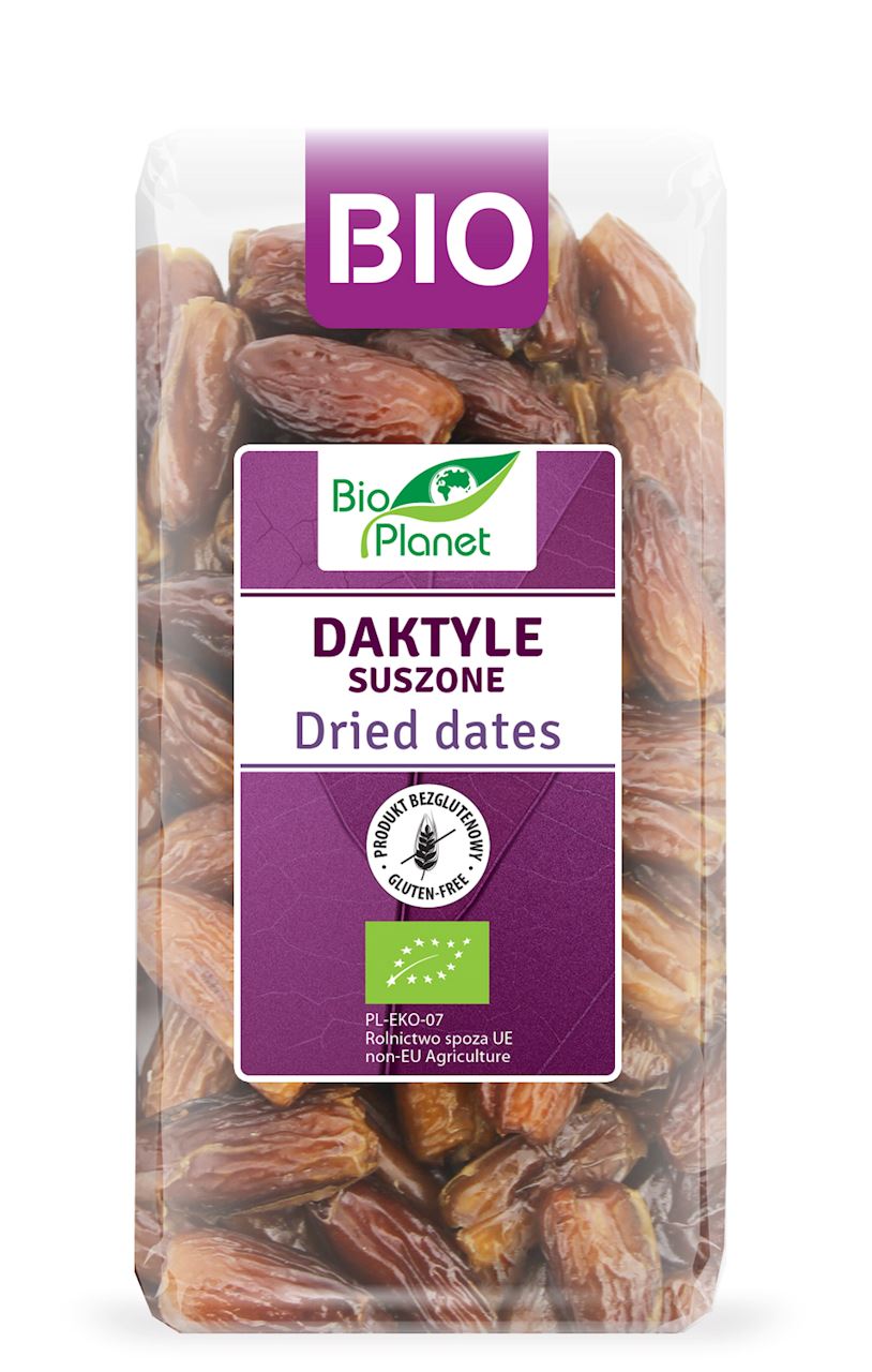 Daktyle suszone bezglutenowe BIO