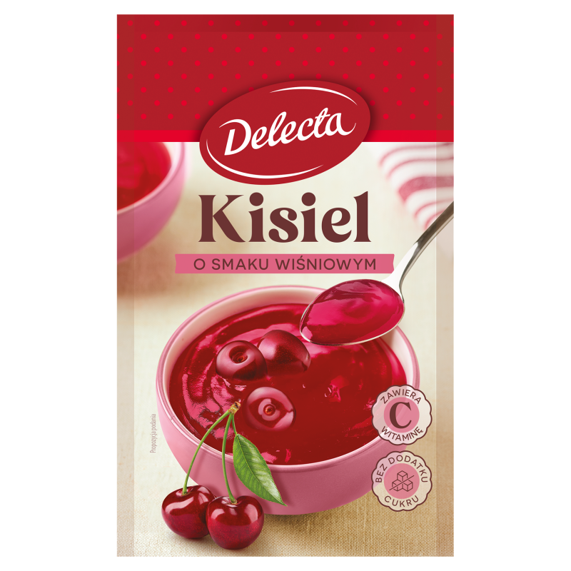 Kisiel o smaku wiśniowym (bez dodatku cukru)
