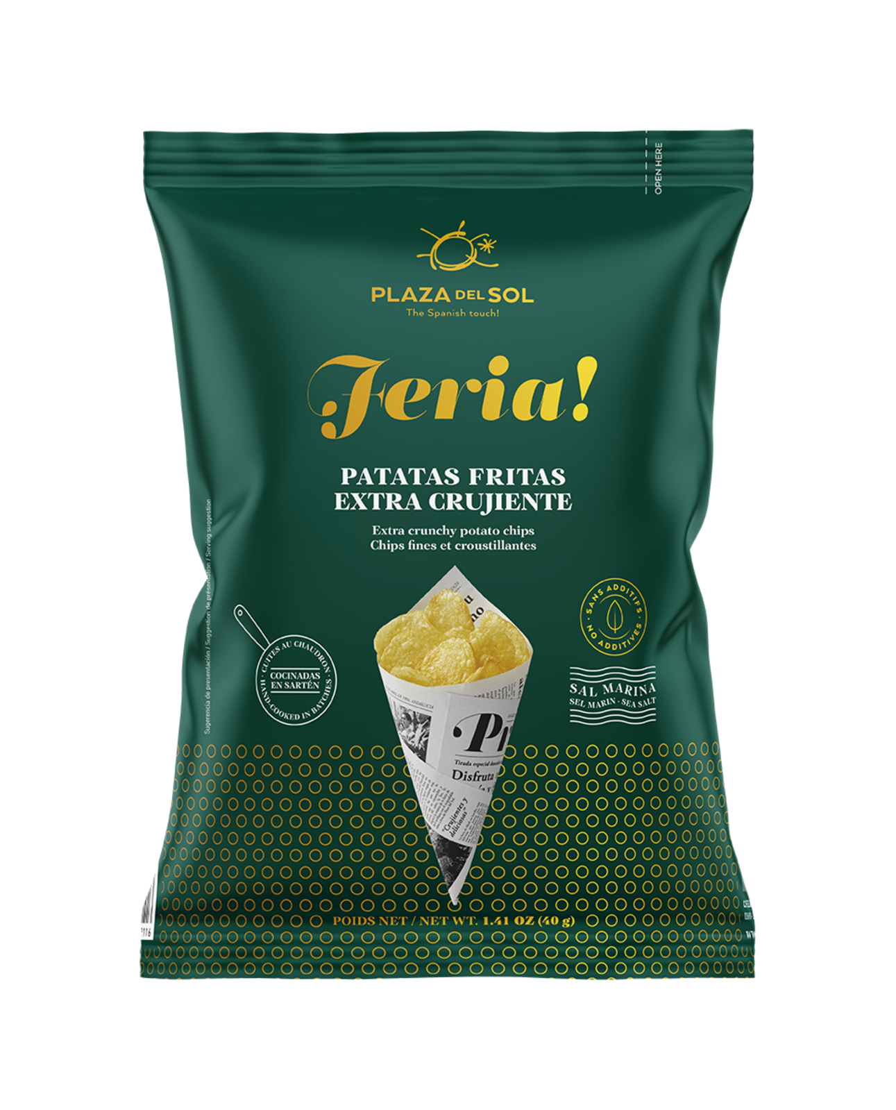 FERIA! - Chipsy ziemniaczane extra chrupiące (bezglutenowe)