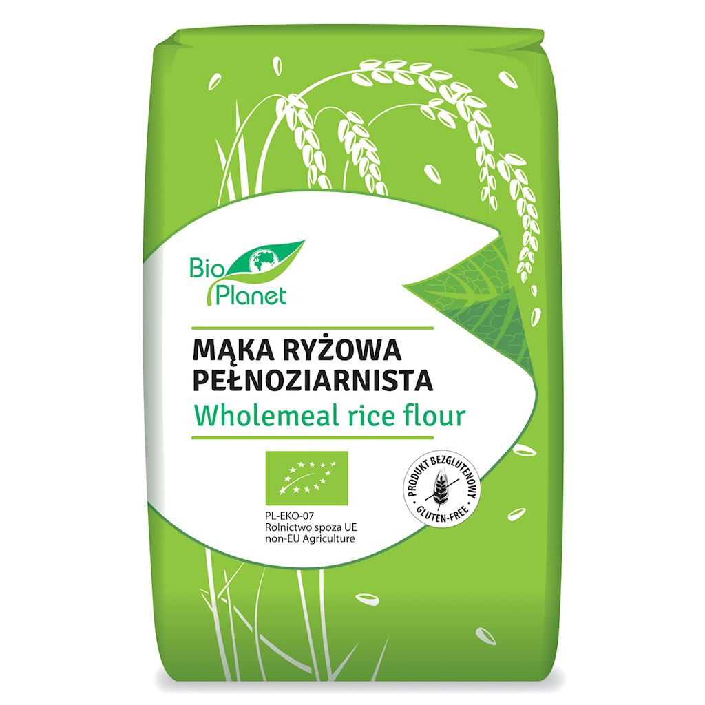 Mąka ryżowa pełnoziarnista bezglutenowa BIO