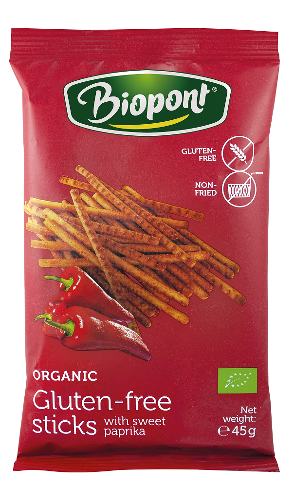Paluszki paprykowe bezglutenowe BIO