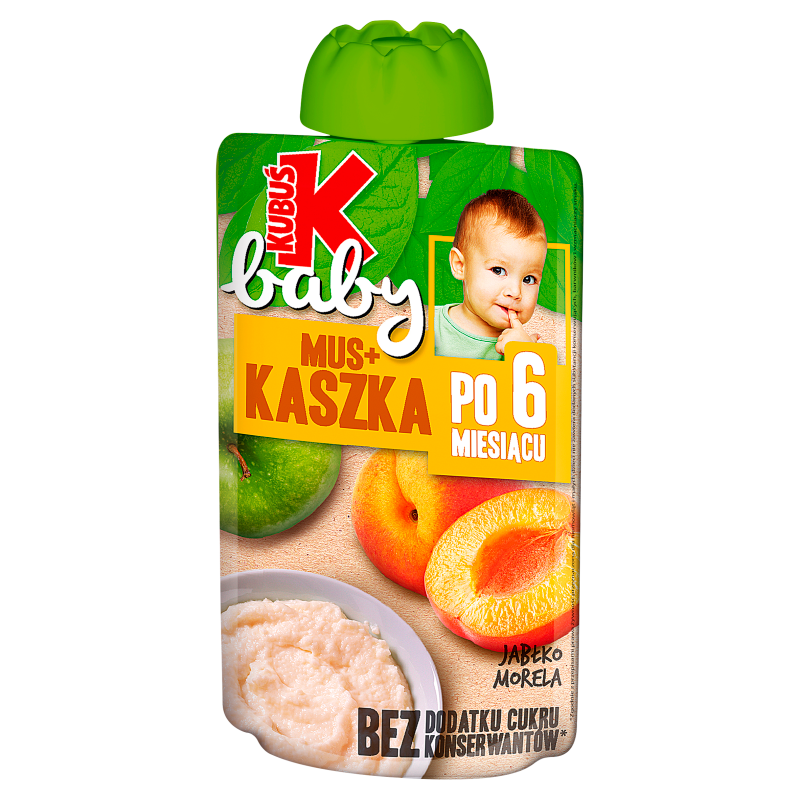 Mus + Kaszka jabłko morela po 5 miesiącu