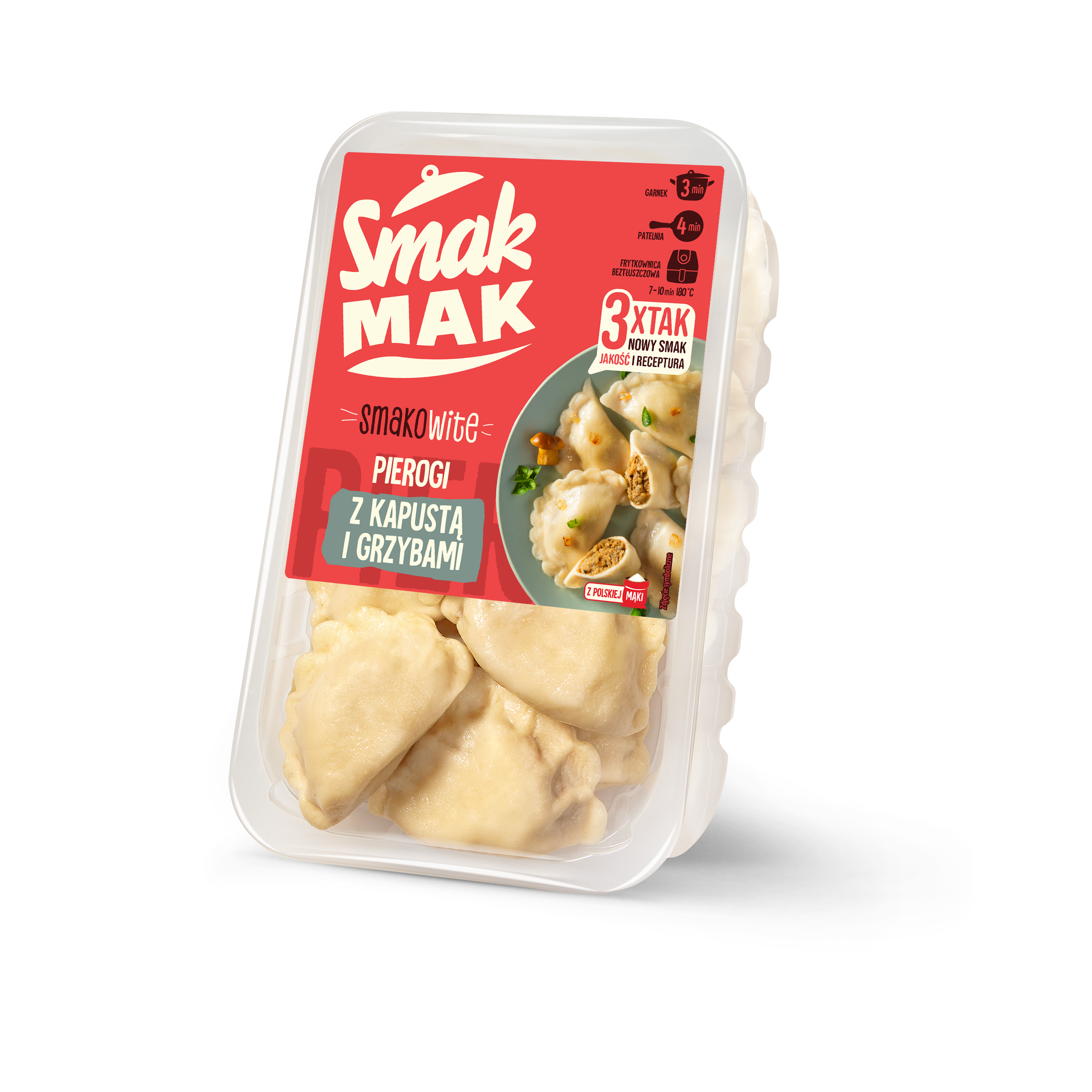 Pierogi z kapustą i grzybami