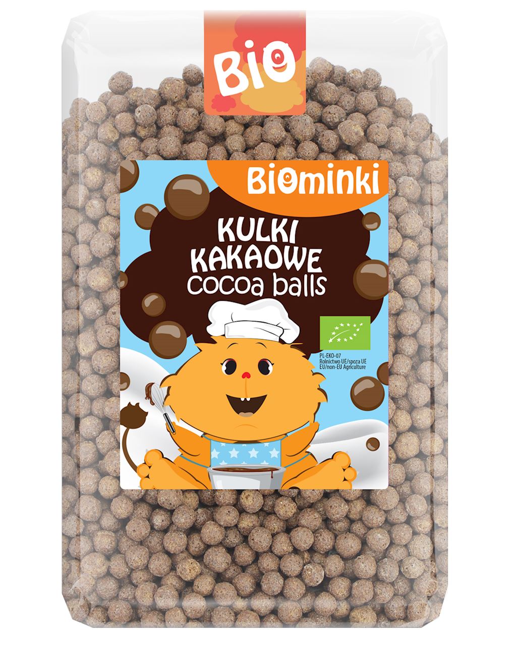 Płatki śniadaniowe czekoladowe Kulki BIO
