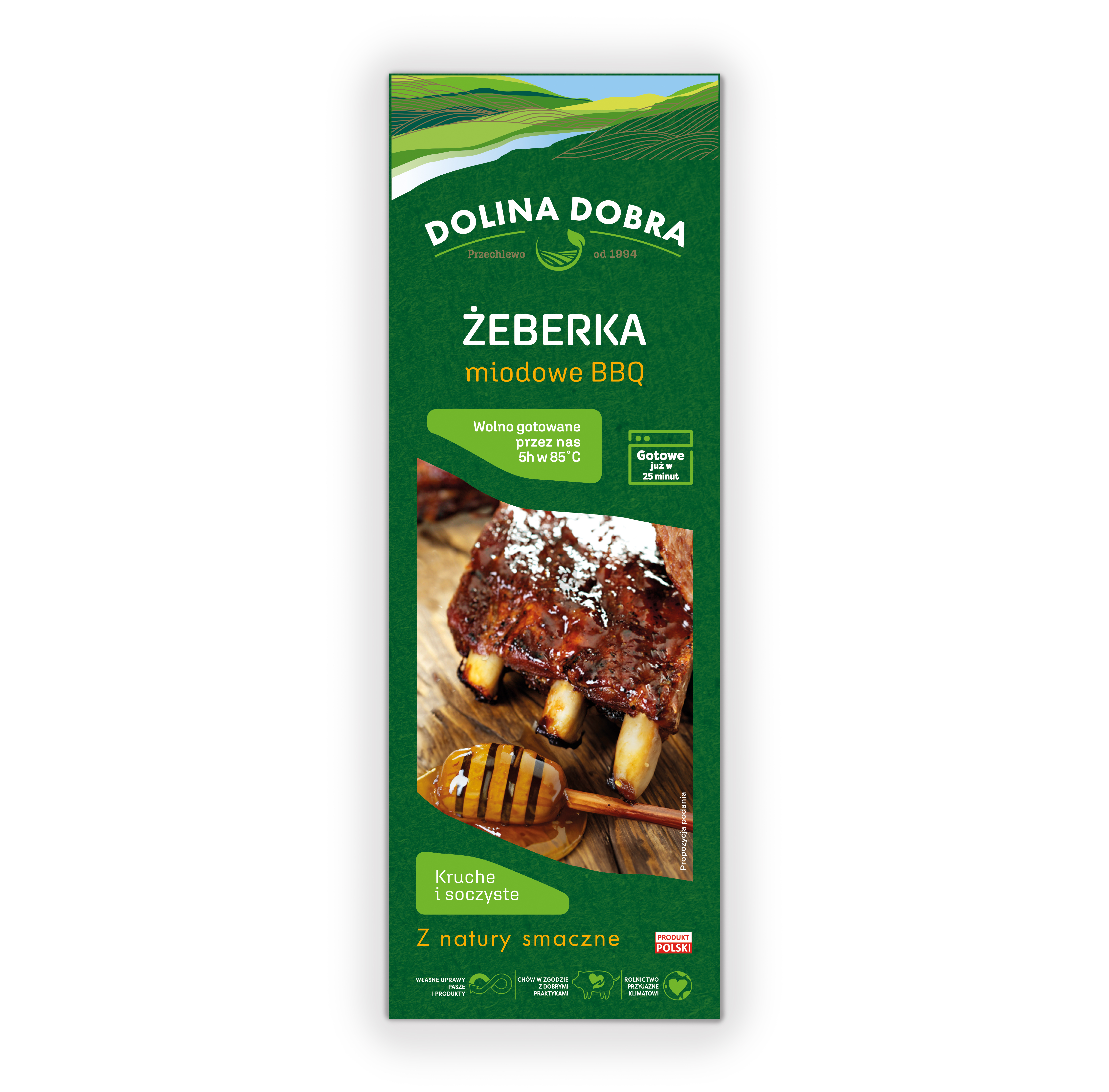 Żeberka miodowe BBQ