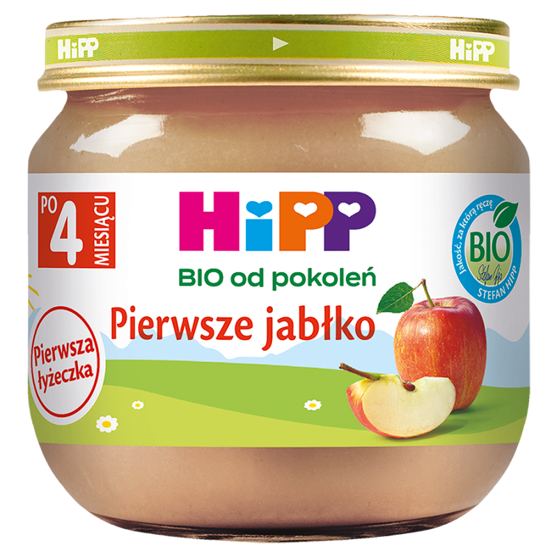 Pierwsze jabłko po 4. miesiącu