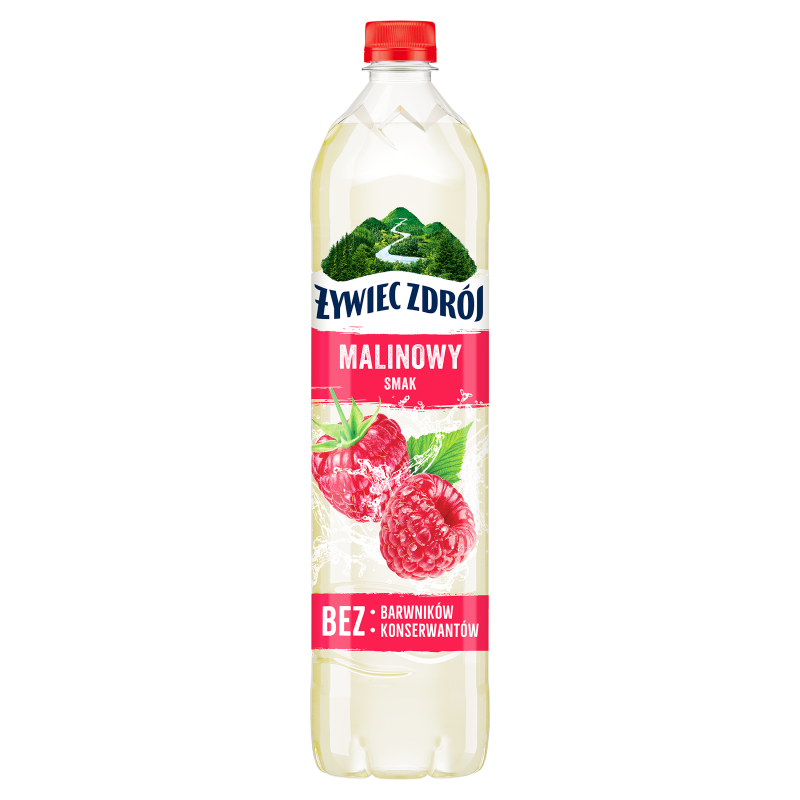 Maliny Napój niegazowany o smaku maliny