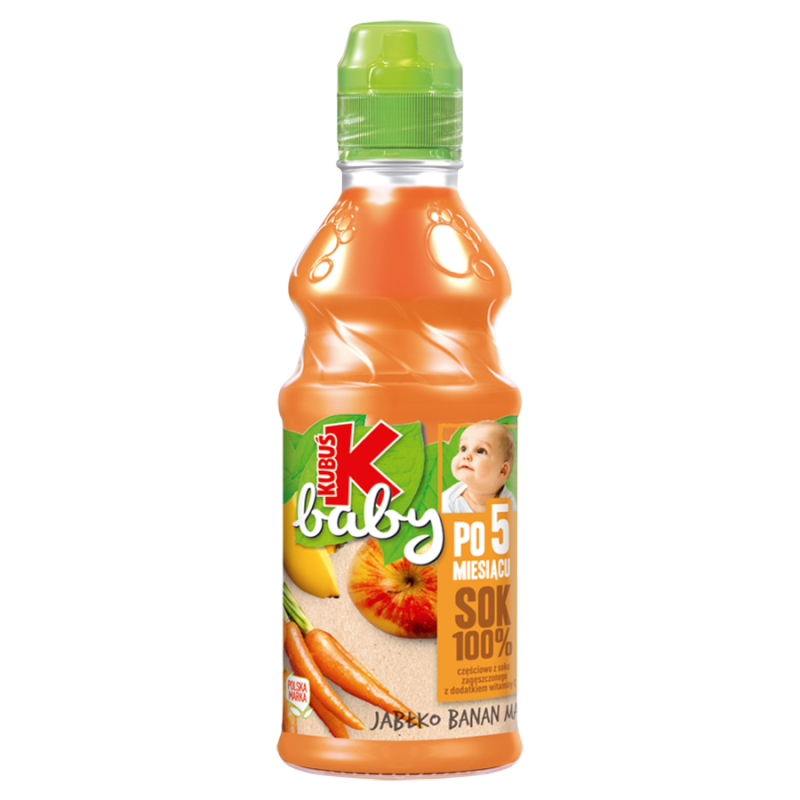 Sok 100% jabłko banan marchew po 5 miesiącu